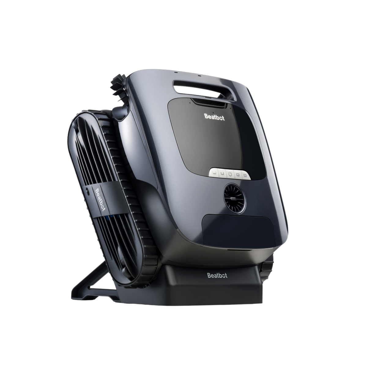 Beatbot AquaSense 2 Ultra robotic pool cleaner on its charging dock