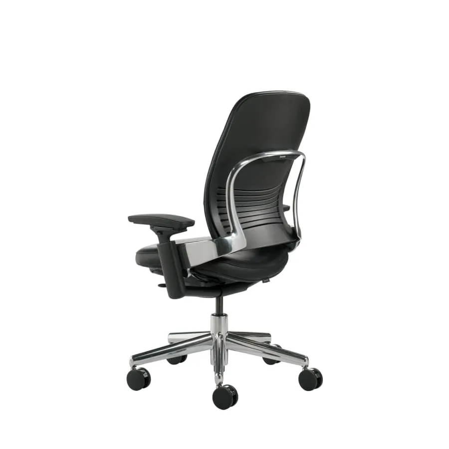 Steelcase Leap ergonomic office chair in black