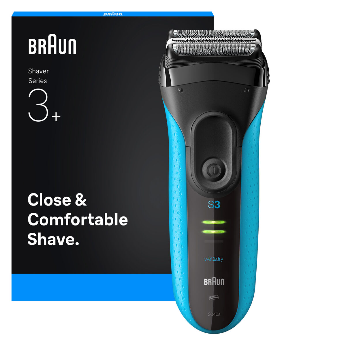 Braun Series 3 ProSkin 3040s wet and dry electric foil shaver