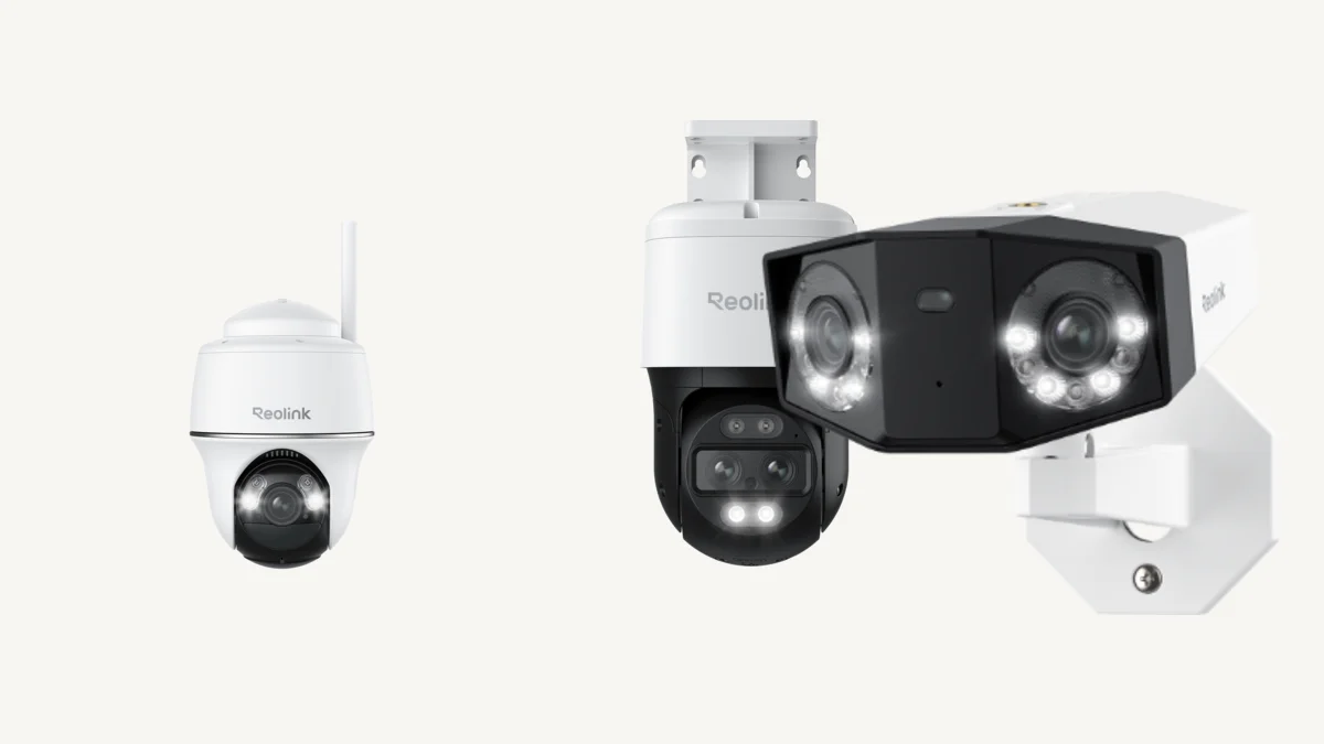 Reolink Argus PT Ultra, TrackMix PoE, and Duo 3 PoE security cameras