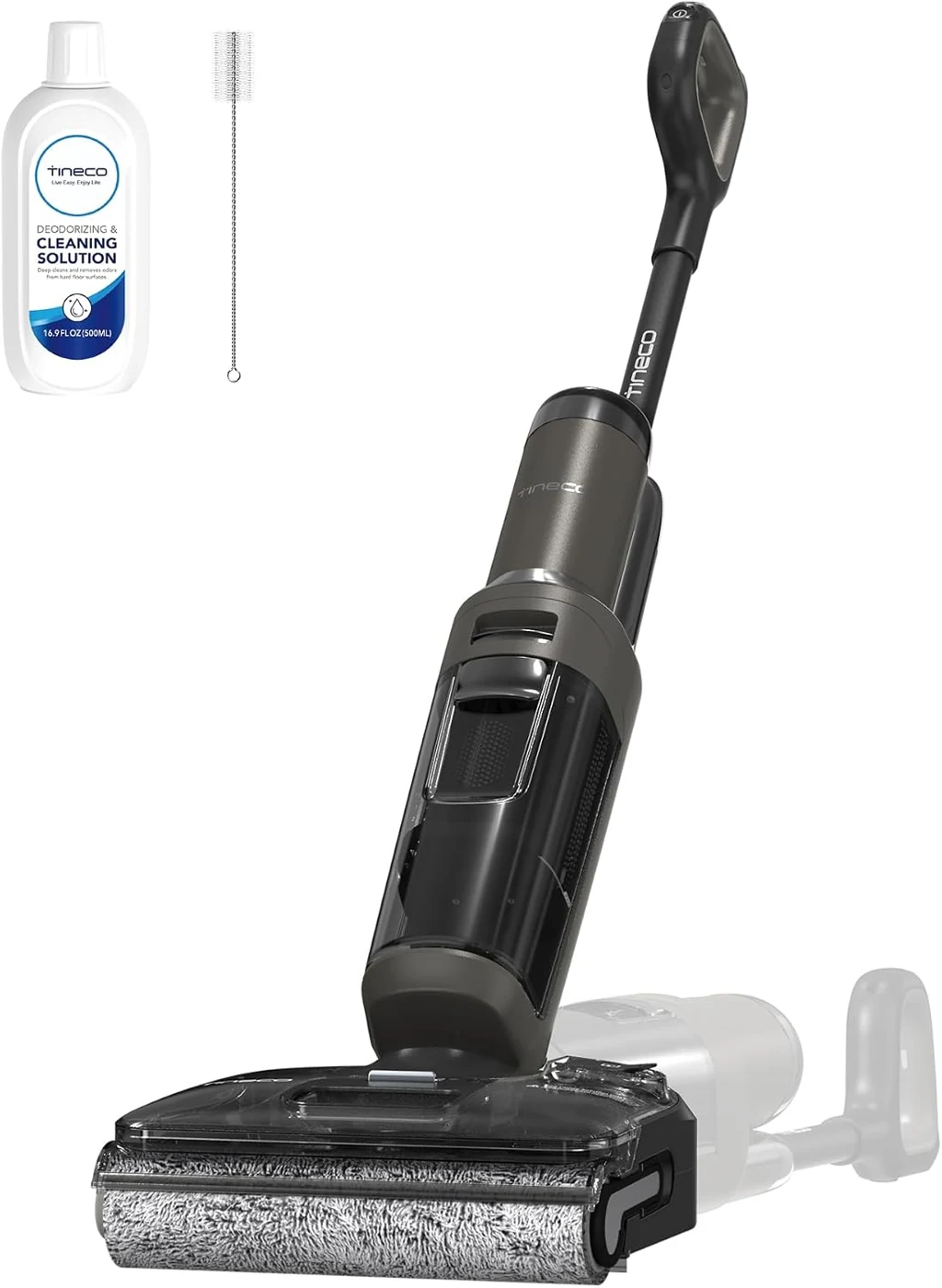 Aspirateur laveur Tineco FLOOR ONE i6 Stretch, avec accessoires présentés sur Amazon.fr