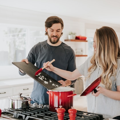 Coffee maker on kitchen counter